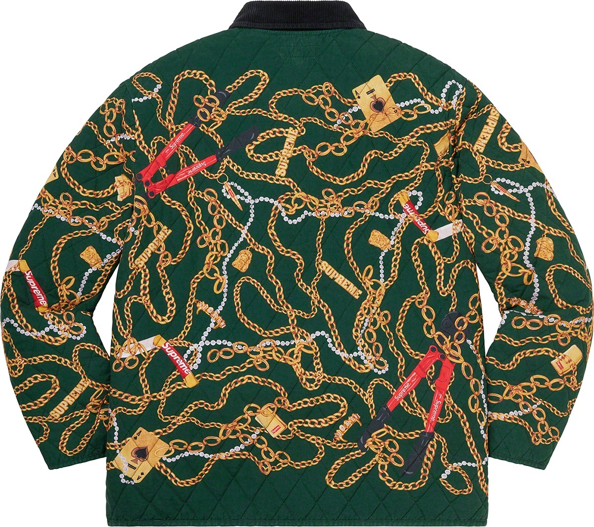 Chains Quilted Jacket view 10